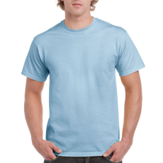 GILDAN Előmosott kerek nyakkivágásu ultra póló, Gildan GI2000, Light Blue-3XL