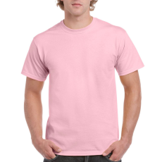 GILDAN Előmosott kerek nyakkivágásu ultra póló, Gildan GI2000, Light Pink-3XL