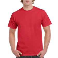 GILDAN Előmosott kerek nyakkivágásu ultra póló, Gildan GI2000, Red-XL férfi póló