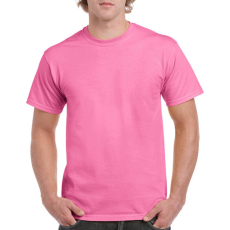 GILDAN Férfi póló Rövid ujjú Gildan Heavy Cotton Adult T-Shirt - XL, Azálea (világos rózsaszín)