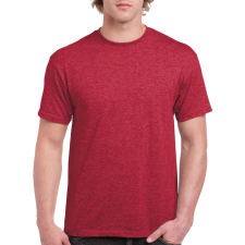 GILDAN GI2000 Ultra Cotton felnőtt póló (heather cardinal, L) munkaruha