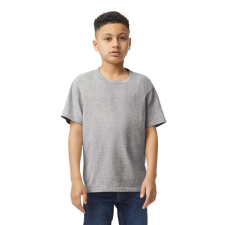 GILDAN GIB3000 körkötött rövid ujjú pamut gyerek póló, Sport Grey-L gyerek póló