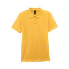 GILDAN GIL64800-B3 SOFTSTYLE® LADIES' DOUBLE PIQUÉ POLO WITH 3 COLOUR-MATCHED BUTTONS M munkaruha
