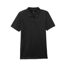 GILDAN GIL64800-B3 SOFTSTYLE® LADIES' DOUBLE PIQUÉ POLO WITH 3 COLOUR-MATCHED BUTTONS M
