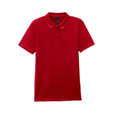 GILDAN GIL64800-B3 SOFTSTYLE® LADIES' DOUBLE PIQUÉ POLO WITH 3 COLOUR-MATCHED BUTTONS S