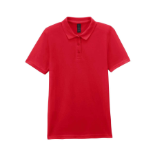 GILDAN GIL64800-B3 SOFTSTYLE® LADIES' DOUBLE PIQUÉ POLO WITH 3 COLOUR-MATCHED BUTTONS S munkaruha