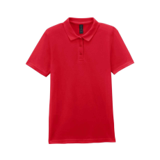 GILDAN GIL64800-B3 SOFTSTYLE® LADIES' DOUBLE PIQUÉ POLO WITH 3 COLOUR-MATCHED BUTTONS XL