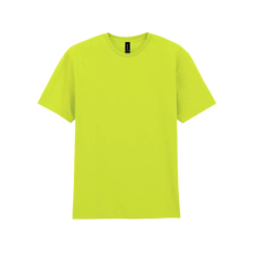 GILDAN Gildan GI3000 körkötött rövid ujjú férfi pamut póló Safety Green-3XL
