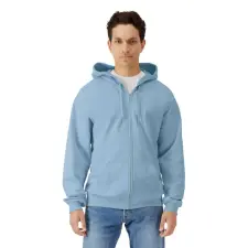 GILDAN GISF600 SOFTSTYLE® MIDWEIGHT FLEECE ADULT FULL ZIP HOODED SWEATSHIRT munkaruha
