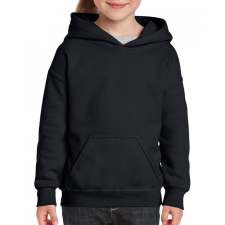 GILDAN Gyerek kapucnis pulóver Gildan GIB18500 Heavy Blend™ Youth Hooded Sweatshirt -L, Black gyerek pulóver, kardigán