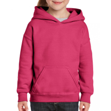 GILDAN Gyerek kapucnis pulóver Gildan GIB18500 Heavy Blend™ Youth Hooded Sweatshirt -S, Heliconia