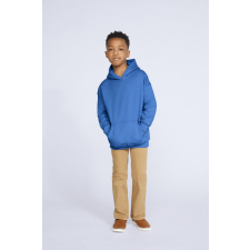 GILDAN Gyerek kapucnis pulóver Gildan GIB18500 Heavy Blend™ Youth Hooded Sweatshirt -XL, Heather Sport Dark Maroon gyerek pulóver, kardigán