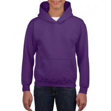 GILDAN Gyerek kapucnis pulóver Gildan GIB18500 Heavy Blend™ Youth Hooded Sweatshirt -XS, Purple gyerek pulóver, kardigán