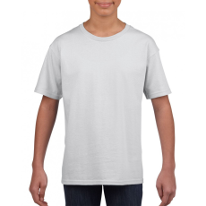 GILDAN Gyerek póló Gildan GIB64000 Softstyle® Youth T-Shirt -L, White