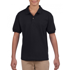 GILDAN Gyerek póló Gildan GIB8800 Dryblend® Youth Jersey polo Shirt -XL, Black