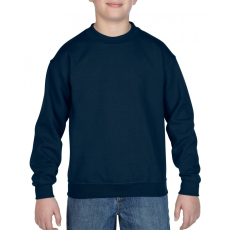 GILDAN Gyerek pulóver Gildan GIB18000 Heavy Blend™ Youth Crewneck Sweatshirt -M, Navy