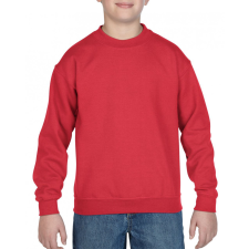 GILDAN Gyerek pulóver Gildan GIB18000 Heavy Blend™ Youth Crewneck Sweatshirt -M, Red gyerek pulóver, kardigán