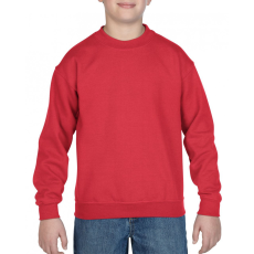 GILDAN Gyerek pulóver Gildan GIB18000 Heavy Blend™ Youth Crewneck Sweatshirt -S, Red