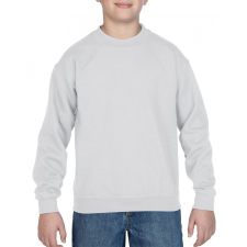 GILDAN Gyerek pulóver Gildan GIB18000 Heavy Blend™ Youth Crewneck Sweatshirt -S, White gyerek pulóver, kardigán