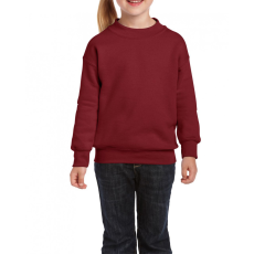 GILDAN Gyerek pulóver Gildan GIB18000 Heavy Blend™ Youth Crewneck Sweatshirt -XS, Garnet