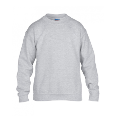 GILDAN Gyerek pulóver Gildan GIB18000 Heavy Blend™ Youth Crewneck Sweatshirt -XS, Sport Grey