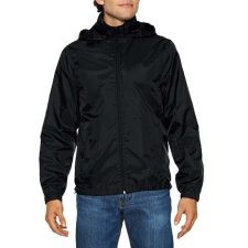 GILDAN Hammer rejtett kapucnis unisex széldzseki , Gildan GIWR800, Black-XL férfi kabát, dzseki