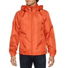 GILDAN Hammer rejtett kapucnis unisex széldzseki , Gildan GIWR800, Orange-S