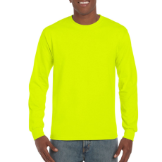 GILDAN Hosszú ujjú klasszikus szabású póló, Gildan GI2400, Safety Green-3XL