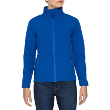 GILDAN Karcsúsított softshell cipzáros női dzseki, Gildan GILSS800, Royal-XL női dzseki, kabát
