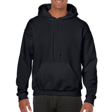 GILDAN Kenguru zsebes kapucnis pulóver, Gildan GI18500, Black-XL férfi pulóver, kardigán
