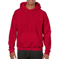 GILDAN Kenguru zsebes kapucnis pulóver, Gildan GI18500, Cherry Red-S