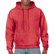 GILDAN Kenguru zsebes kapucnis pulóver, Gildan GI18500, Heather Sport Scarlet Red-L