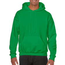 GILDAN Kenguru zsebes kapucnis pulóver, Gildan GI18500, Irish Green-XL férfi pulóver, kardigán