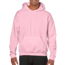 GILDAN Kenguru zsebes kapucnis pulóver, Gildan GI18500, Light Pink-L férfi pulóver, kardigán