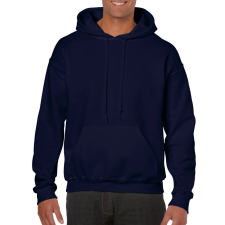 GILDAN Kenguru zsebes kapucnis pulóver, Gildan GI18500, Navy-5XL férfi pulóver, kardigán