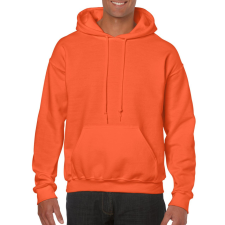 GILDAN Kenguru zsebes kapucnis pulóver, Gildan GI18500, Orange-XL férfi pulóver, kardigán