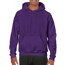 GILDAN Kenguru zsebes kapucnis pulóver, Gildan GI18500, Purple-S férfi pulóver, kardigán