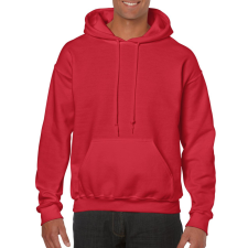 GILDAN Kenguru zsebes kapucnis pulóver, Gildan GI18500, Red-5XL férfi pulóver, kardigán