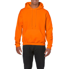 GILDAN Kenguru zsebes kapucnis pulóver, Gildan GI18500, S.Orange-5XL férfi pulóver, kardigán