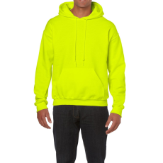GILDAN Kenguru zsebes kapucnis pulóver, Gildan GI18500, Safety Green-3XL