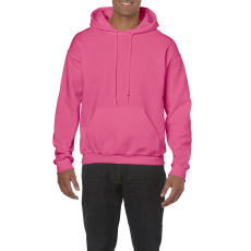 GILDAN Kenguru zsebes kapucnis pulóver, Gildan GI18500, Safety Pink-XL