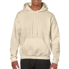 GILDAN Kenguru zsebes kapucnis pulóver, Gildan GI18500, Sand-XL férfi pulóver, kardigán