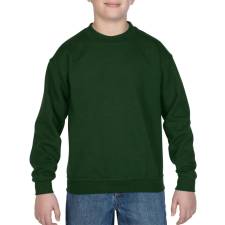 GILDAN kereknyakú gyerek pulóver, GIB18000, Forest Green-M gyerek pulóver, kardigán