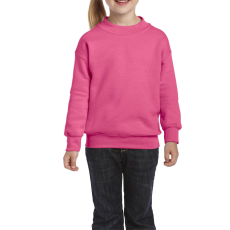 GILDAN kereknyakú gyerek pulóver, GIB18000, Safety Pink-L