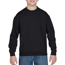 GILDAN Kereknyakú gyerekpulóver, Gildan GIB18000, Black-M