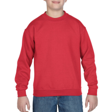 GILDAN Kereknyakú gyerekpulóver, Gildan GIB18000, Red-XL gyerek pulóver, kardigán