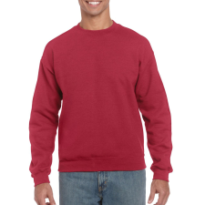 GILDAN Kereknyakú körkötött pulóver, Gildan GI18000, Antique Cherry Red-2XL férfi pulóver, kardigán