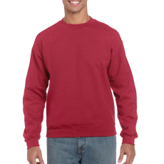 GILDAN Kereknyakú körkötött pulóver, Gildan GI18000, Antique Cherry Red-3XL