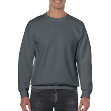 GILDAN Kereknyakú körkötött pulóver, Gildan GI18000, Charcoal-3XL férfi pulóver, kardigán