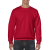 GILDAN Kereknyakú körkötött pulóver, Gildan GI18000, Cherry Red-2XL